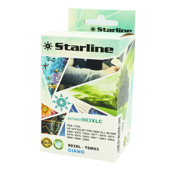  Starline - Cartuccia ink Compatibile - per HP 903XL -Ciano 