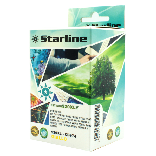  Starline - Cartuccia ink Compatibile - per HP n. 920 e 920XL - Giallo 