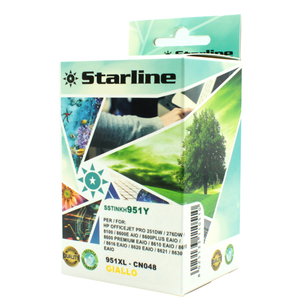  Starline - Cartuccia ink Compatibile - per HP 951 - Giallo - CN048AN - 26ml 