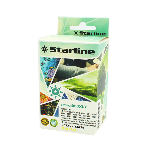  Starline - Cartuccia Ink Compatibile HP 963 XL - Giallo - 58ml 