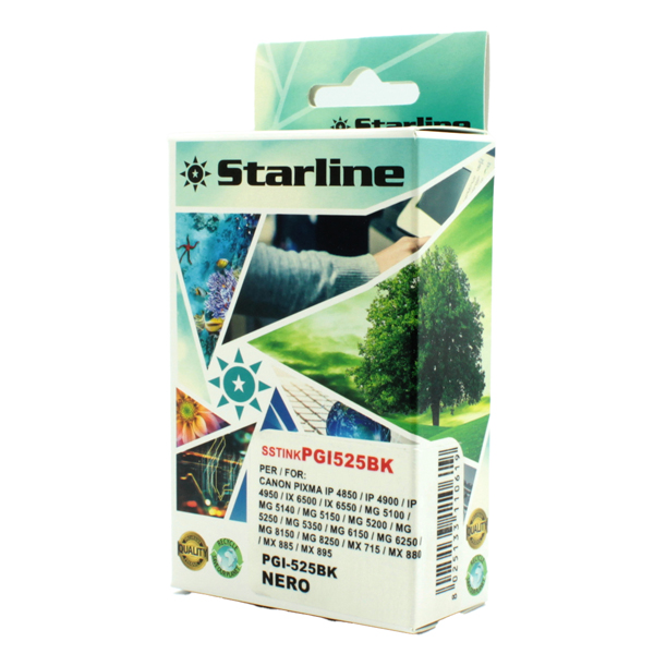  Starline - Cartuccia ink - per Canon - Nero - PG 525BK - 19,4ml 