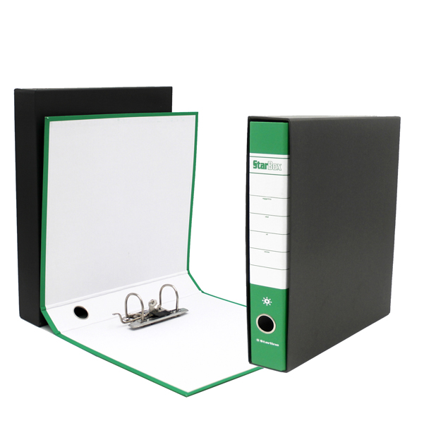  Registratore Starbox - dorso 5 cm - commerciale 23 x 30 cm - verde - Starline 