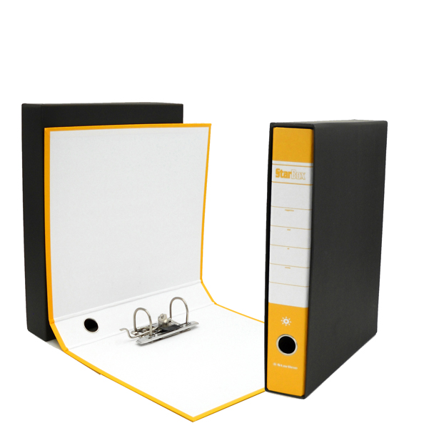  Registratore Starbox - dorso 5 cm - commerciale 23 x 30 cm - giallo - Starline 