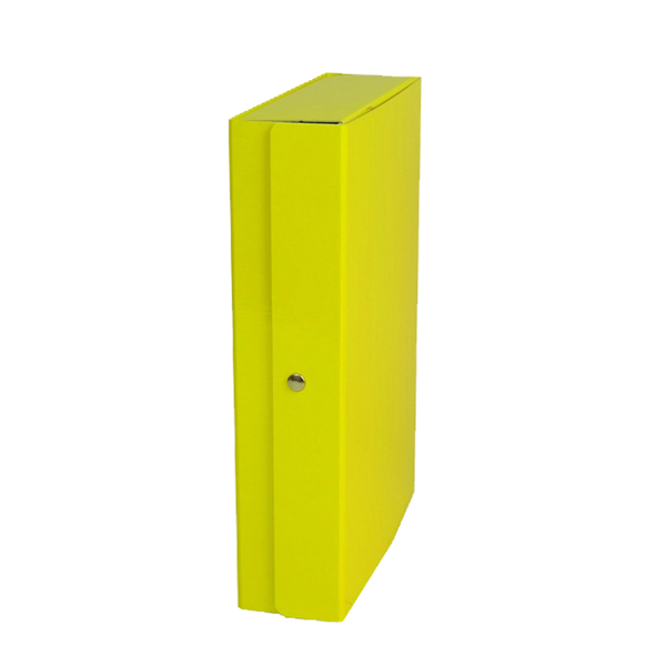  Scatola progetto Glossy - dorso 12 cm - giallo - Starline 