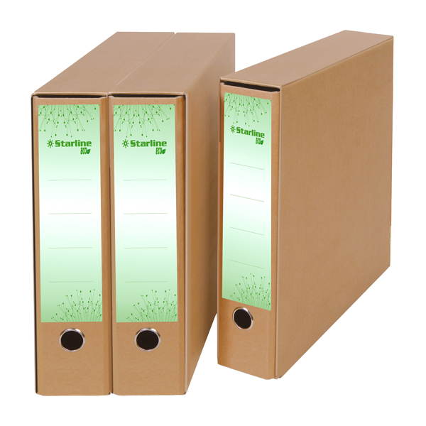  Registratore commerciale/UNI - Eco - dorso 5 cm - avana - Starline 