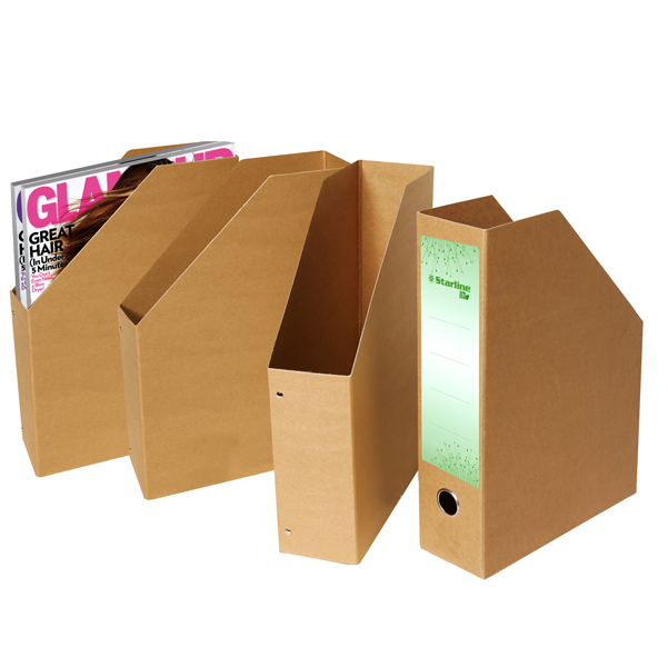  Portariviste Eco - 25 x 35 x 8 cm - dorso 8 cm - avana - Starline 