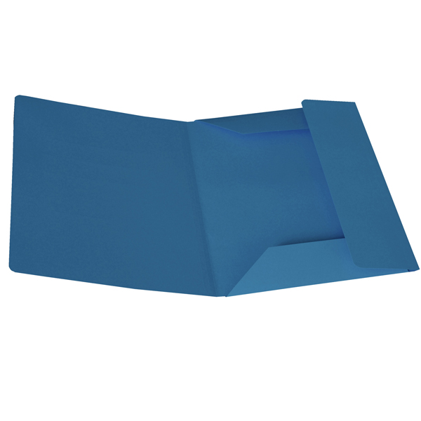  Cartellina 3 lembi - 200 gr - 25 x 34,5 cm - cartoncino bristol - blu - Starline - conf. 25 pezzi 