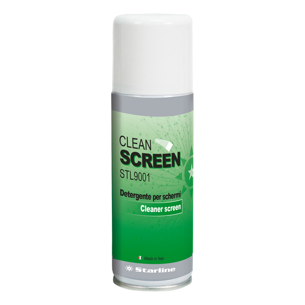  Detergente in schiuma Clean Screen - per monitor e tastiere - 200 ml - Starline 