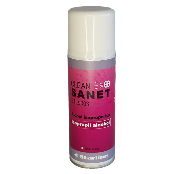  Alcool isopropilico Clean Sanet - 200ml - Starline 