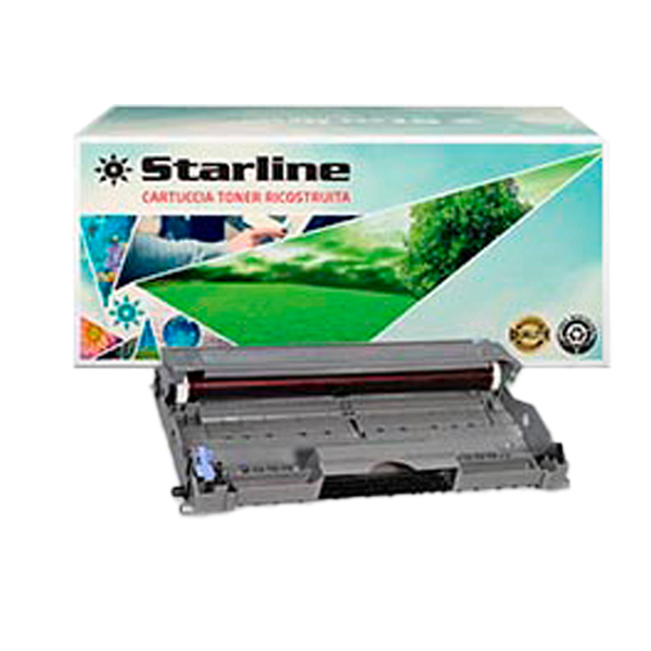  Starline - Tamburo Ricostruito - per Brother - Nero - DR2000 - 12.000 pag 