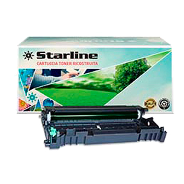  Starline - Tamburo Ricostruito - per Brother - Nero - DR2100 - 12.000 pag 
