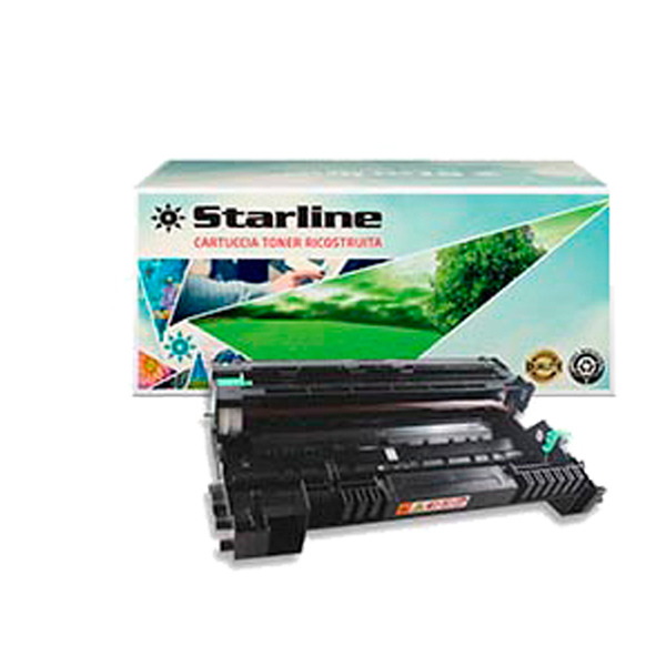  Starline - Tamburo Ricostruito - per Brother - Nero - DR3300 - 30.000 pag 