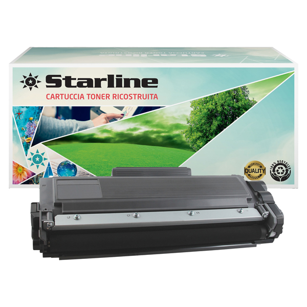  Starline - Toner Ricostruito - per Brother - Nero - TN-2510XL - 3.000 pag 