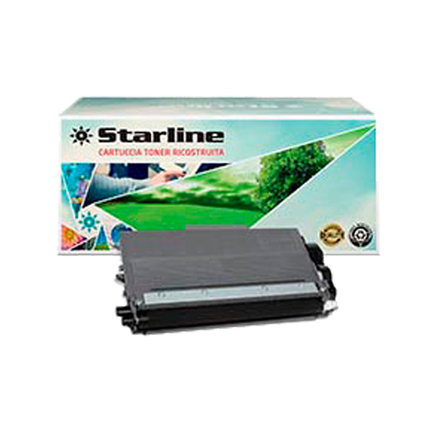  Starline - Toner Ricostruito - per Brother - Nero - TN3380 - 8.000 pag 