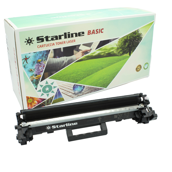  Starline - Toner Compatibile per HP 17A - Nero - 1.600 pag 
