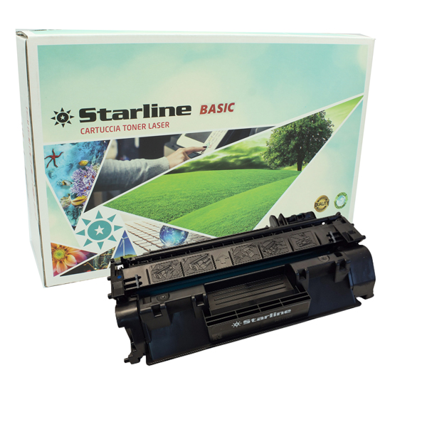  Starline - Toner Compatibile - per HP 80A - Nero - CF280A - 2.700 pag 