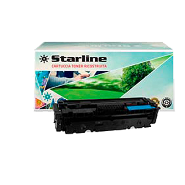  Starline - Toner Ricostruito - per HP 415X - Ciano - 6.000 pag. 