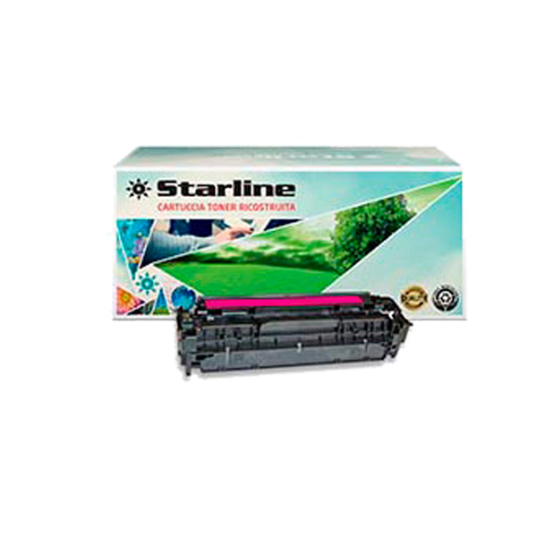  Starline - Toner Ricostruito - per HP 304A - Magenta - CC533A - 2.800 pag 