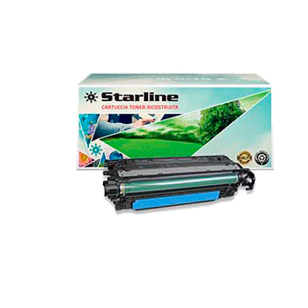  Starline - Toner Ricostruito - per HP 504A - Ciano - CE251A - 7.000 pag 