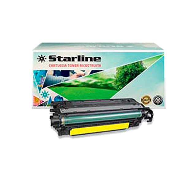  Starline - Toner Ricostruito - per HP 504A - Giallo - CE252A - 7.000 pag 