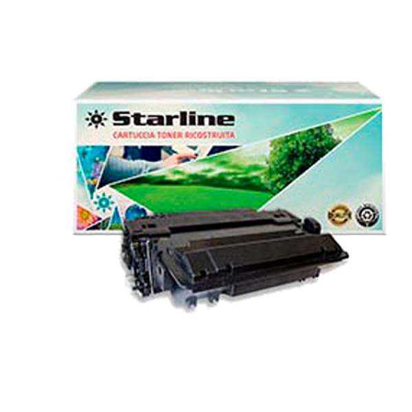  Starline - Toner Ricostruito - per HP 55X - Nero - CE255X - 12.500 pag 