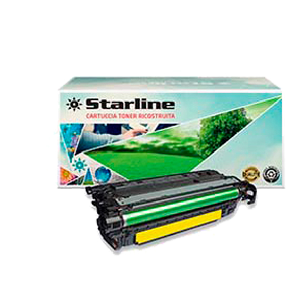  Starline - Toner Ricostruito - per HP 648A- Giallo - CE262A - 11.000 pag 