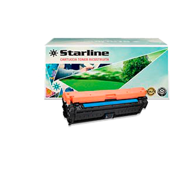  Starline - Toner Ricostruito - per HP 651A - Ciano - CE341A - 16.000 pag 