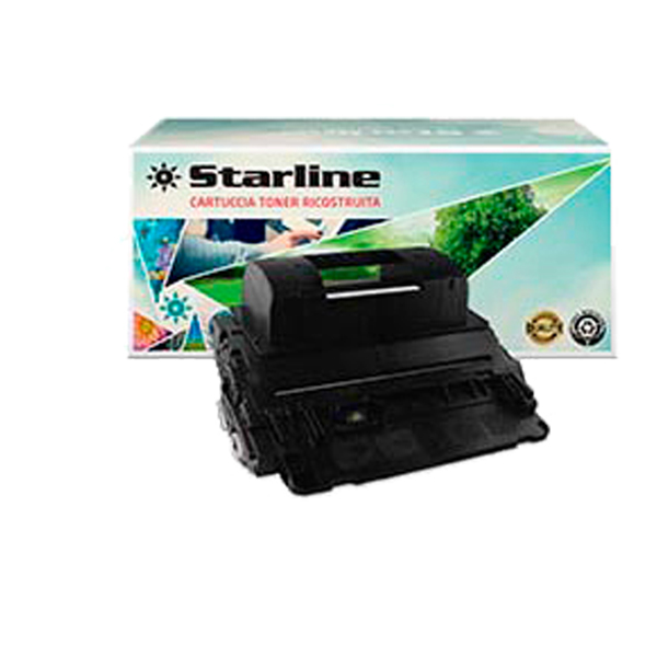  Starline - Toner Ricostruito - per HP 90A - Nero - CE390A - 10.000 pag 
