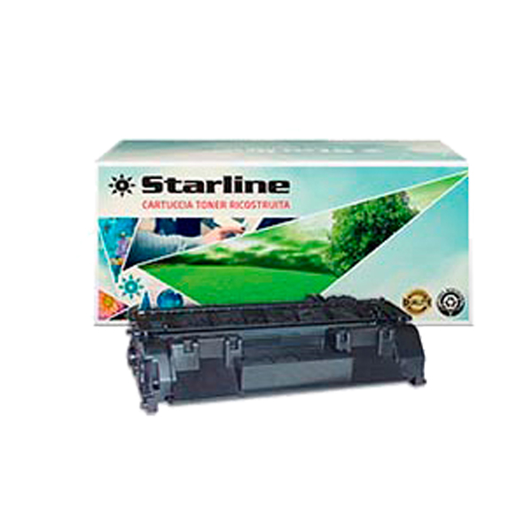  Starline - Toner Ricostruito - per HP 05A - Nero - CE505A - 2.300 pag 