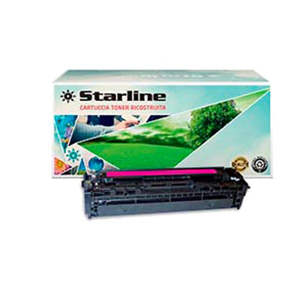  Starline - Toner Ricostruito - per HP 131A - Magenta - CF213A - 1.800 pag 