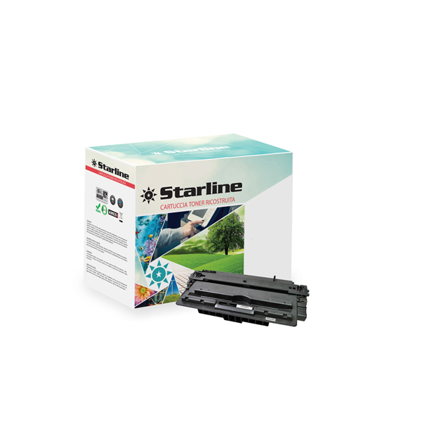  Starline - Toner Ricostruito - per HP 14A - Nero - CF214A - 10.000 pag 