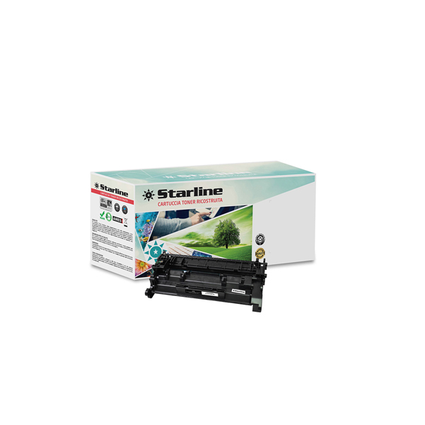  Starline - Toner Ricostruito - per HP 26A - Nero - CF226A - 3.100 pag 