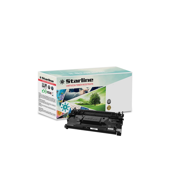  Starline - Toner Ricostruito - per HP 26X - Nero - CF226X - 9.000 pag 