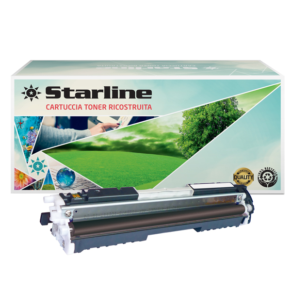  Starline - Toner Ricostruito per HP 30A - Nero - CF230A - 1.600 pag 