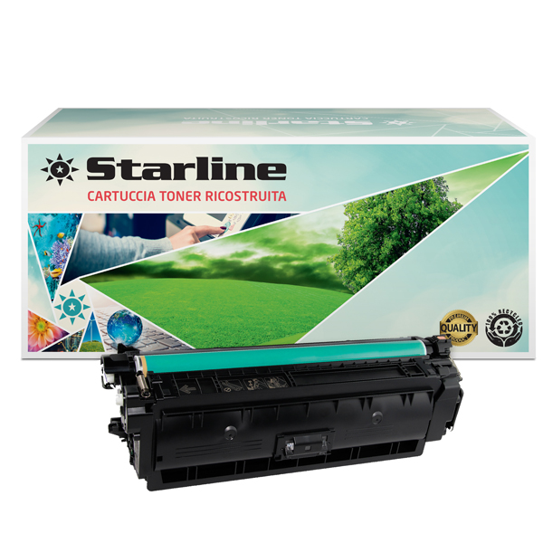  Starline - Toner Ricostruito - per HP - Nero - CF237X - 25.000 pag 
