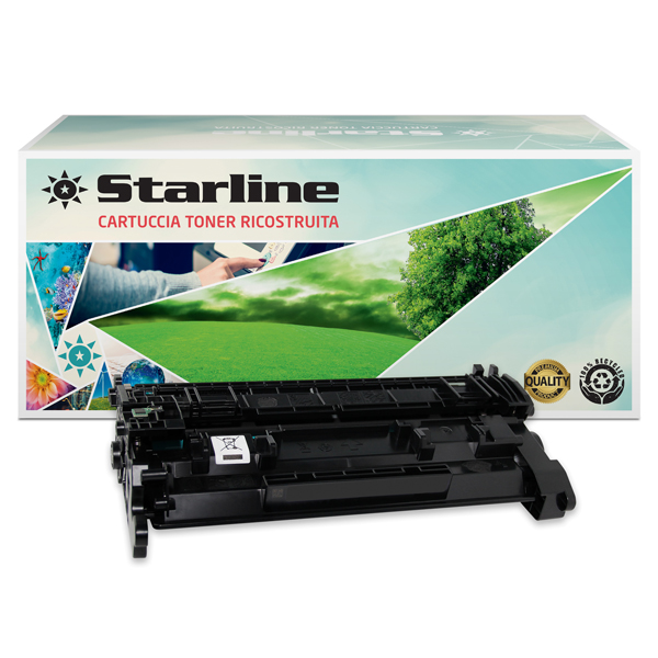  Starline - Toner Ricostruito - per HP 59A - Nero - CF259A - 3.000 pag 