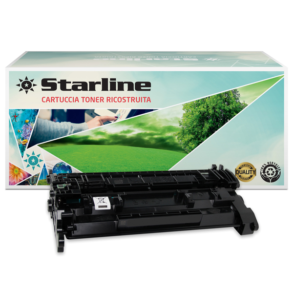  Starline - Toner Ricostruito - per HP 59X- Nero - CF259X - 10.000 pag 