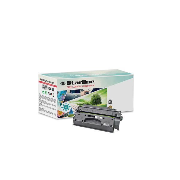  Starline - Toner Ricostruito - per HP 80X - Nero - CF280X - 6.900 pag 