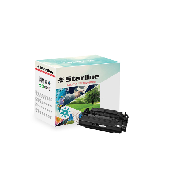  Starline - Toner Ricostruito per HP 87X - Nero - CF287X - 18.000 pag 