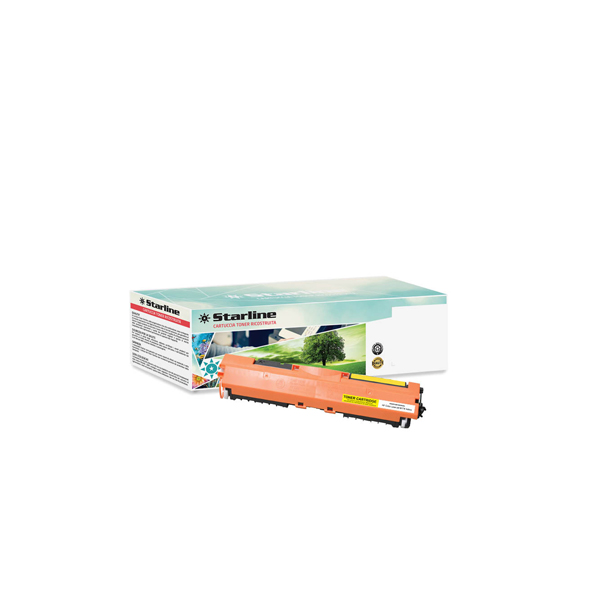  Starline - Toner Ricostruito - per HP 130A - Giallo - CF352A - 1.000 pag 