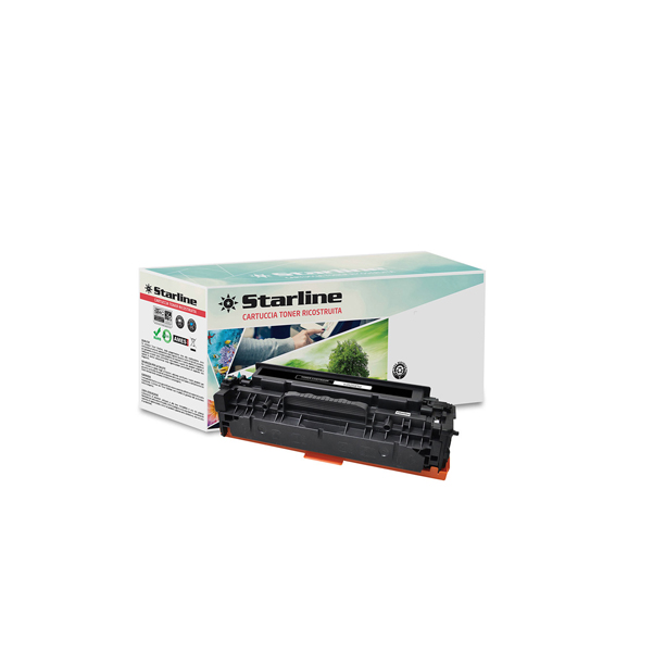  Starline - Toner Ricostruito - per HP 312X - Nero - CF380X - 4.400 pag 