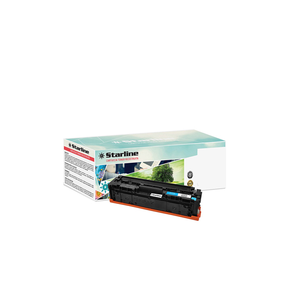  Starline - Toner Ricostruito per HP 201X - Ciano - CF401X - 2.400 pag 
