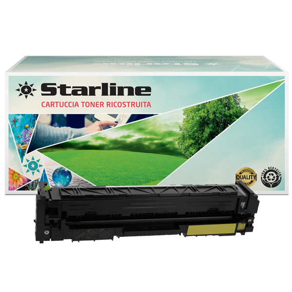  Starline - Toner Ricostruito per HP 205A - Giallo - CF532A - 1.000 pag 