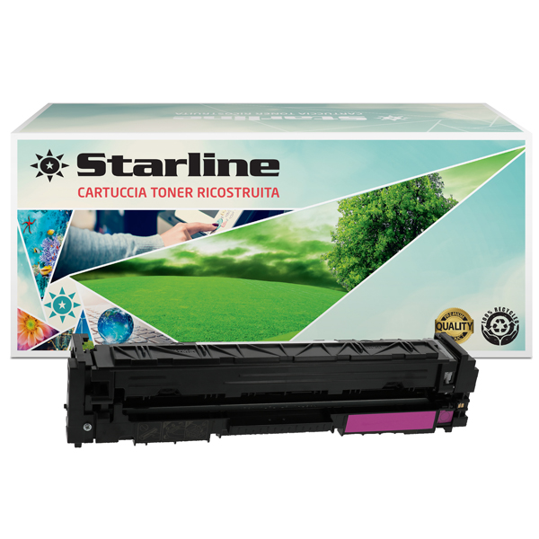  Starline - Toner Ricostruito per HP 205A - Magenta - HPCF533A - 900 pag 
