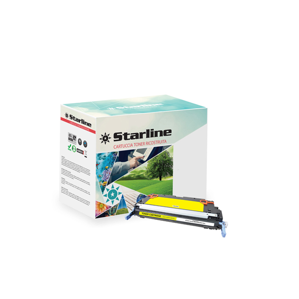  Starline - Toner Ricostruito - per HP - Giallo - Q7582A - 6.000 pag 