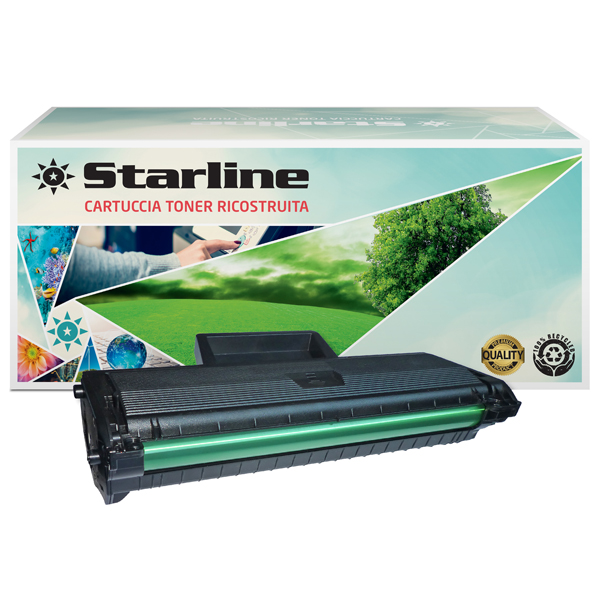  Starline - Toner Ricostruito - per HP 106A - Nero - n.106A- W1106A - 3.000 pag 