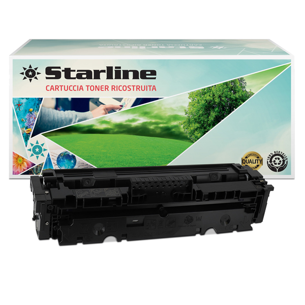  Starline - Toner Ricostruito per HP 415A - Nero - W2030A - 2.400 pag 
