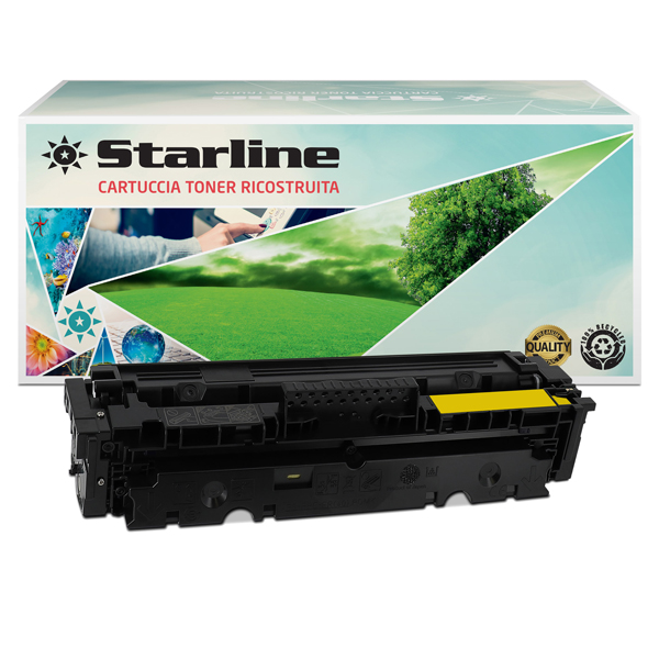  Starline - Toner Ricostruito per HP 415A - Giallo - W2032A - 2.100 pag 