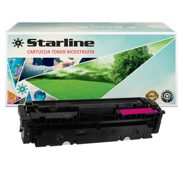  Starline - Toner Ricostruito per HP 415A - Magenta - W2033A - 2.100 pag 