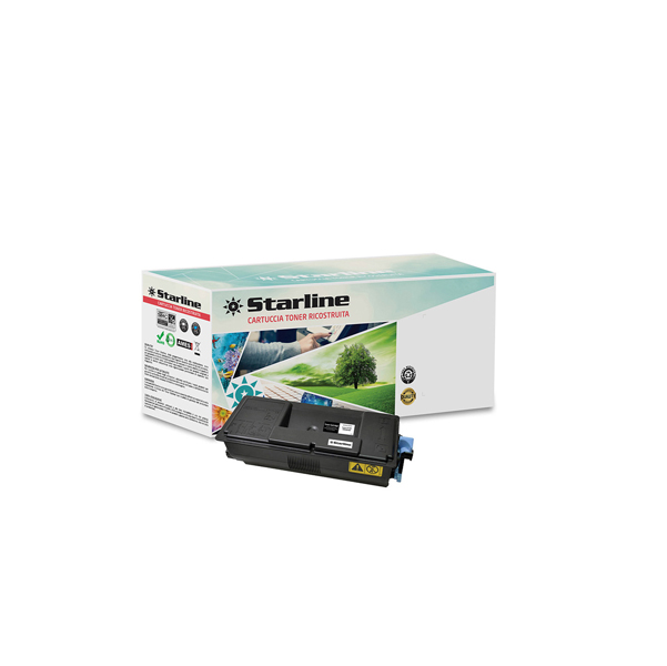  Starline - Toner Ricostruito - per Kyocera Mita - Nero - TK-3100 - 12.500 pag 